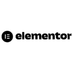 elementor logo black