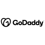 godaddy logo black